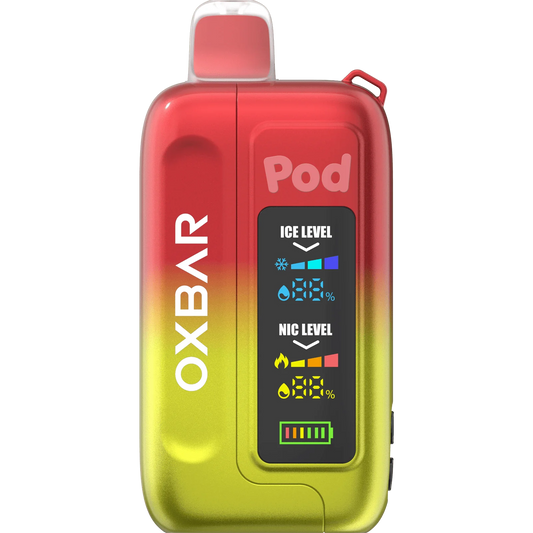Oxbar Pod x Ice Nic 35000 Puffs Disposable Vape - Fruity Pebz Aries