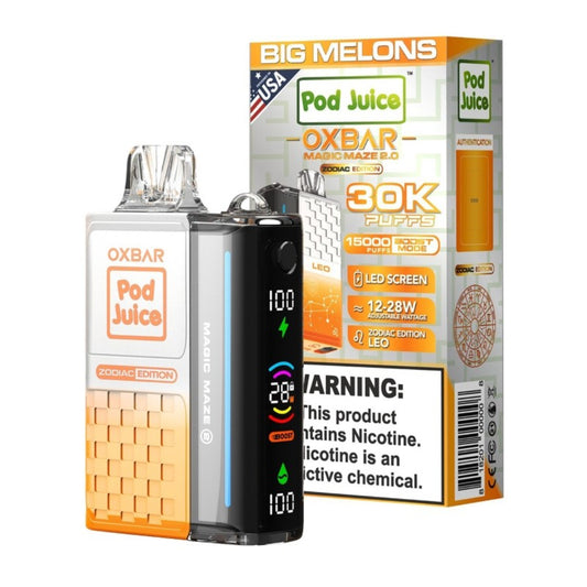 Oxbar Magic Maze 2.0 30000 Puffs Disposable Vape - Big Melons Leo