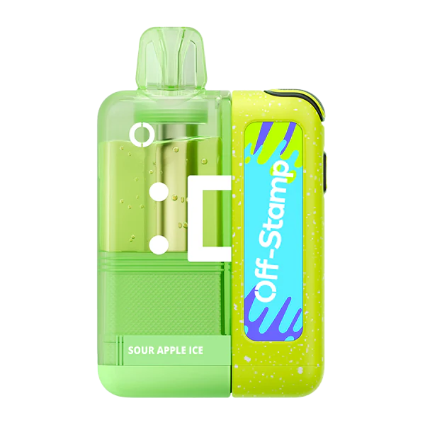Off Stamp X Cube + Dock 25000 Puffs Disposable Vape - Sour Apple Ice