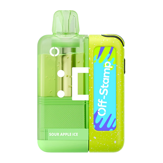Off Stamp X Cube + Dock 25000 Puffs Disposable Vape - Sour Apple Ice