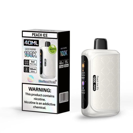 HorizonTech 100000 Puffs 100K Disposable Vape - Peach Ice