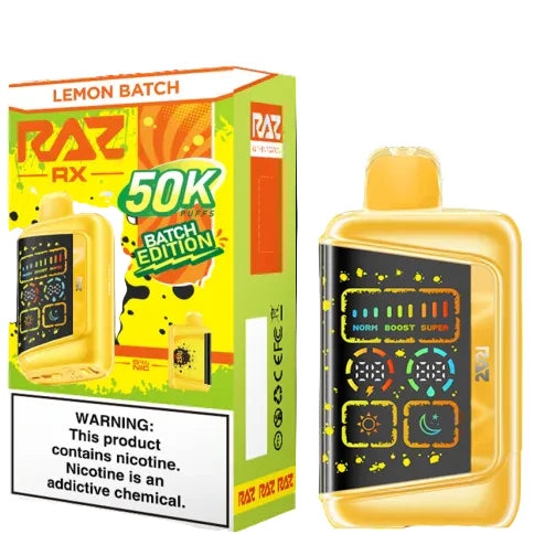RAZ RX50000 50K Puffs Disposable Vape 50000 - Lemon Batch - Batch Edition
