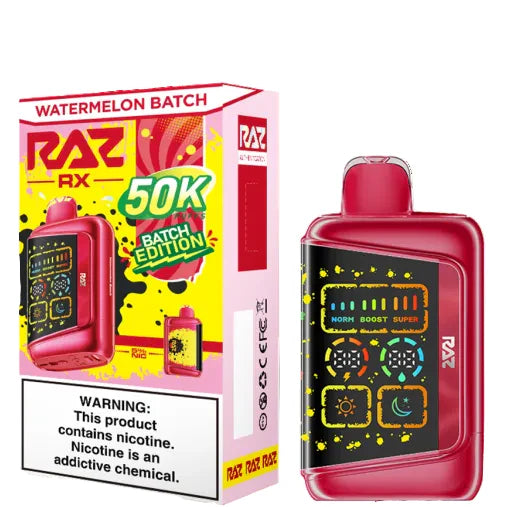 RAZ RX50000 50K Puffs Disposable Vape 50000 - Watermelon Batch - Batch Edition