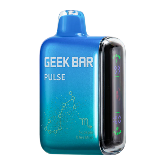 Geek Bar Pulse 15000 Puffs Disposable Vape 15K Scorpio - Blue Mint