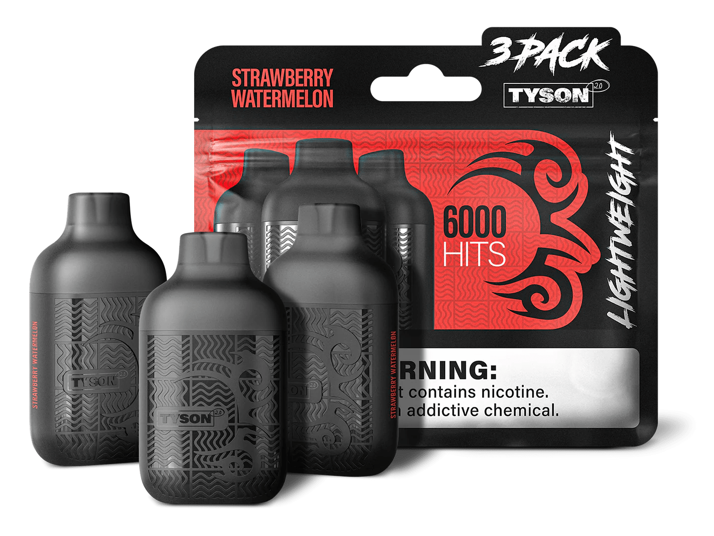 Tyson 2.0 Lightweight 6000 Puffs 3-Pack Disposable Vape by Mike Tyson VapeDeal.com Tyson 2.0 Lightweight 6000 Puffs 3-Pack Disposable Vape by Mike Tyson VapeDeal.com