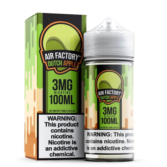Air Factory E-Liquid Tobacco Free Nicotine (TFN) 100mL - Dutch Apple Limited Edition