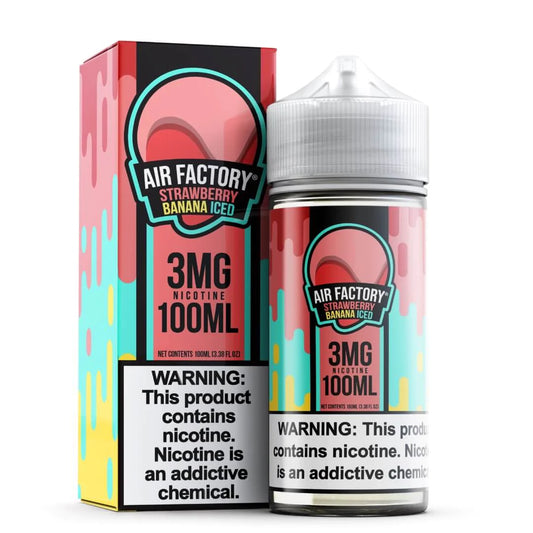 Air Factory E-Liquid Tobacco Free Nicotine (TFN) 100mL - Strawberry Banana Ice