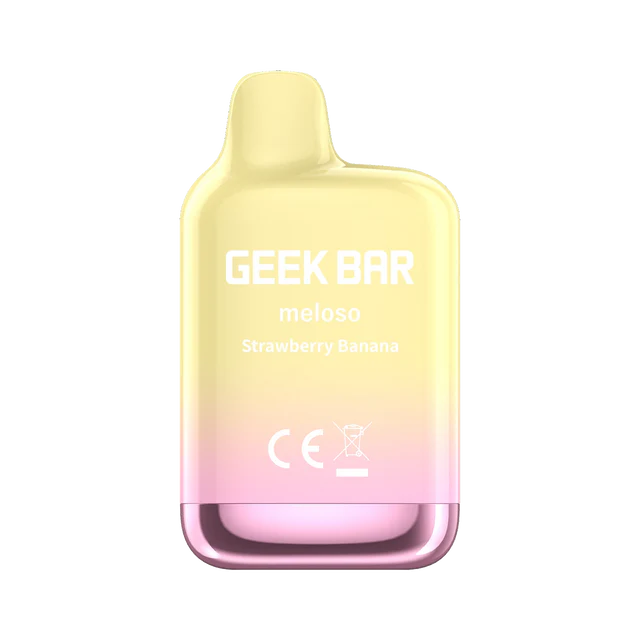 Geek Bar Meloso Mini 1500 Puffs Disposable Vape - Strawberry Banana VapeDeal.com Geek Bar Meloso Mini 1500 Puffs Disposable Vape - Strawberry Banana VapeDeal.com