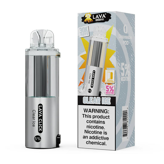 Lava Click Pod 30000 Puffs Disposable Pod - Clear Ice