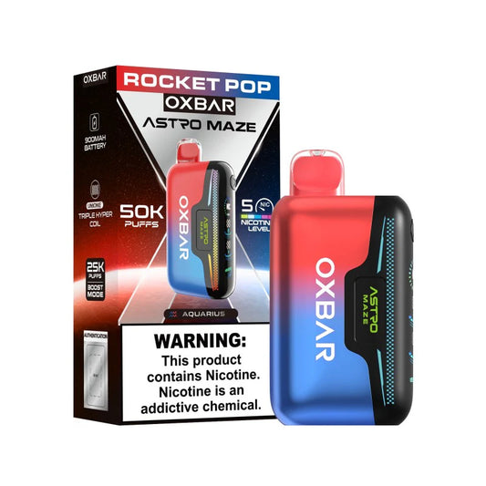 Oxbar Astro Maze 50000 Puffs Disposable Vape 50K - Rocket Pop