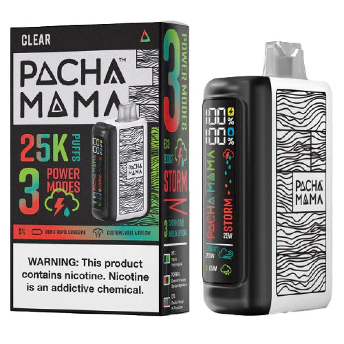 Pachamama 25000 Puffs Disposable Vape 25K - Clear