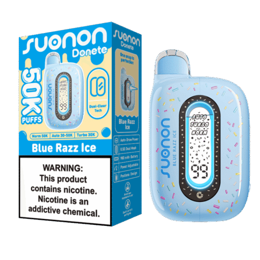 Suonon Donete 50000 Puffs Disposable Vape From Geek Bar - Blue Razz Ice