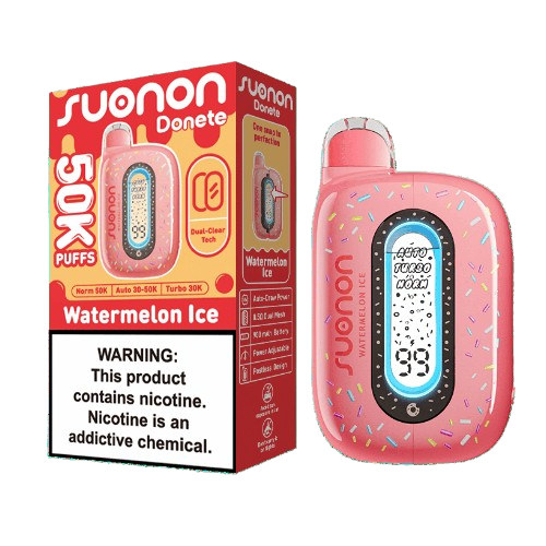 Suonon Donete Watermelon Ice 50000 Puffs by Geek Bar | Vapedeal VapeDeal.com Suonon Donete Watermelon Ice 50000 Puffs by Geek Bar | Vapedeal VapeDeal.com