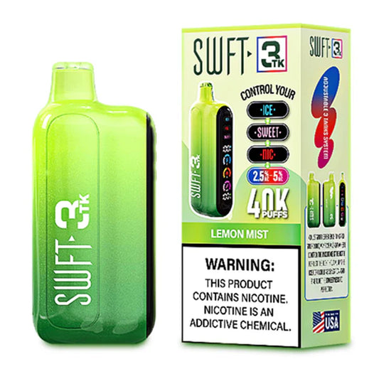 Swft 3TK 40000 Puffs Disposable Vape 40K Adjustable - Lemon Mist
