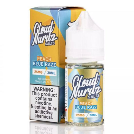 Peach Blue Razz by Cloud Nurdz Salts TFN Tobacco-Free Nicotine - 30ml