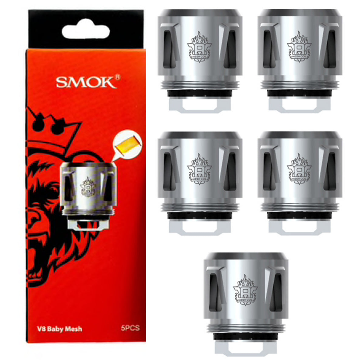 Smok TFV8 Baby Replacement Coils | 5 Pack | Vapedeal.com VapeDeal.com Smok TFV8 Baby Replacement Coils | 5 Pack | Vapedeal.com VapeDeal.com