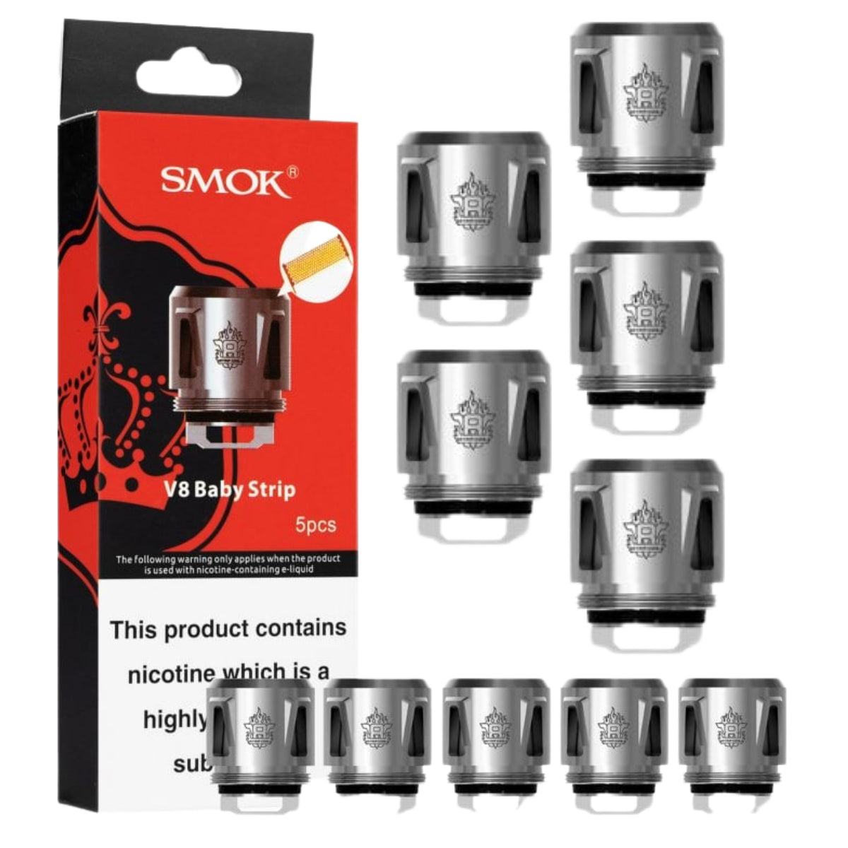 Smok V8 Baby Coils - 5 Pack