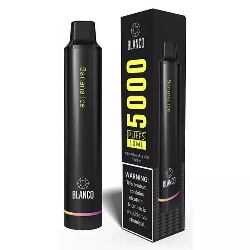 Blanco Rechargeable Disposable 5000 Puffs - Banana Ice