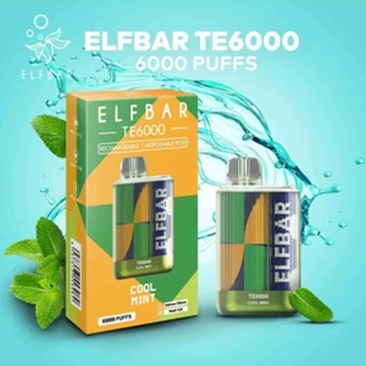 Elf Bar TE6000 6000 Puffs Disposable Vape