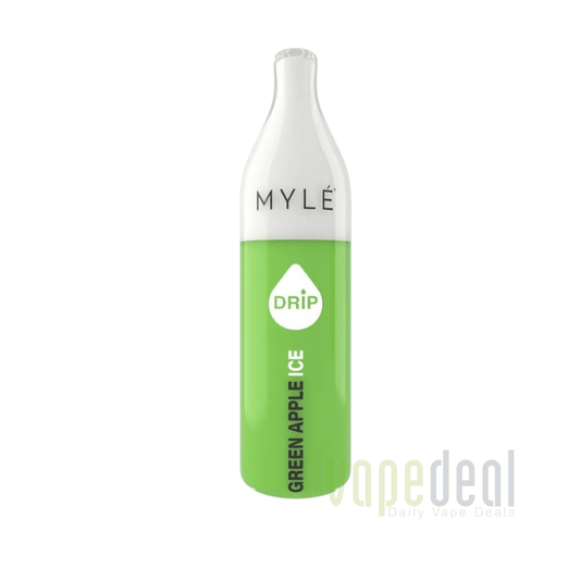 Myle Drip Disposable 2000 Puffs - Green Apple Ice