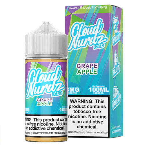 Grape Apple Iced by Cloud Nurdz TFN Tobacco Free Nicotine - 100ml