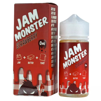 PB&J Jam Monster Strawberry E-Liquid - 100ml