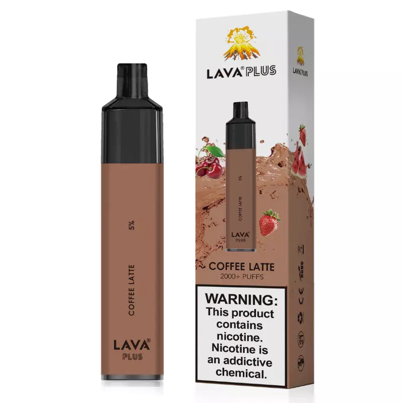 Lava Plus 2000 Puffs Disposable - Coffee Latte