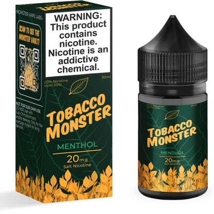 Menthol Tobacco Monster Salt Series by Jam Monster- 30ml