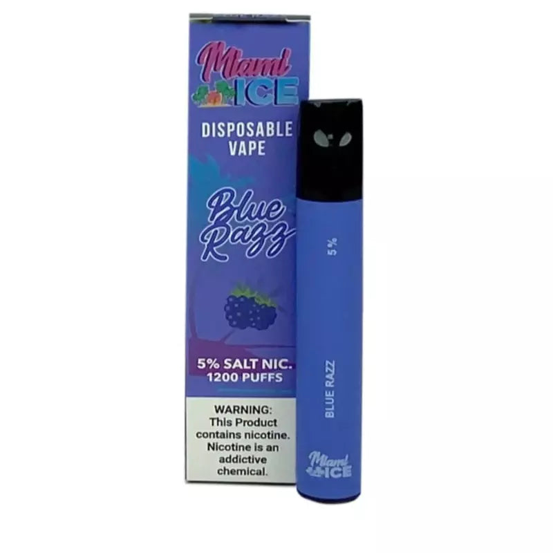 Miami Ice Disposable Vape 1200 Puffs - Blue Razz