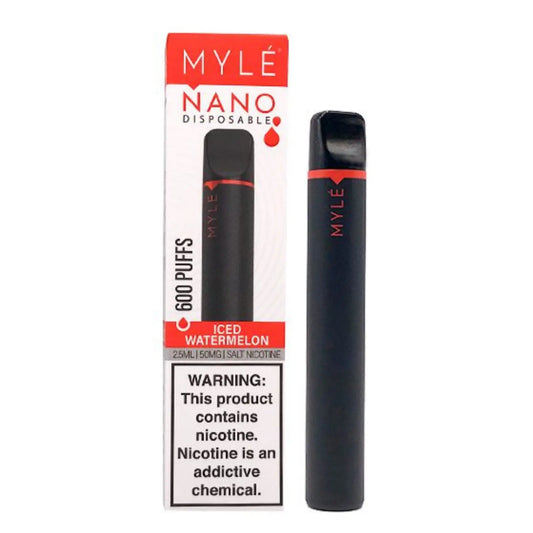 Myle Nano Disposable 600 Puffs - Iced Watermelon
