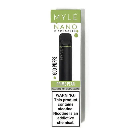Myle Nano Disposable 600 Puffs - Prime Pear
