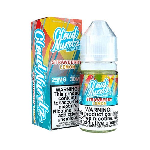Strawberry Lemon Iced by Cloud Nurdz Salts TFN Tobacco-Free Nicotine - 30ml
