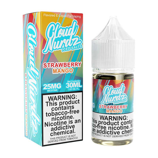 Strawberry Mango Iced by Cloud Nurdz Salts TFN Tobacco-Free Nicotine - 30ml