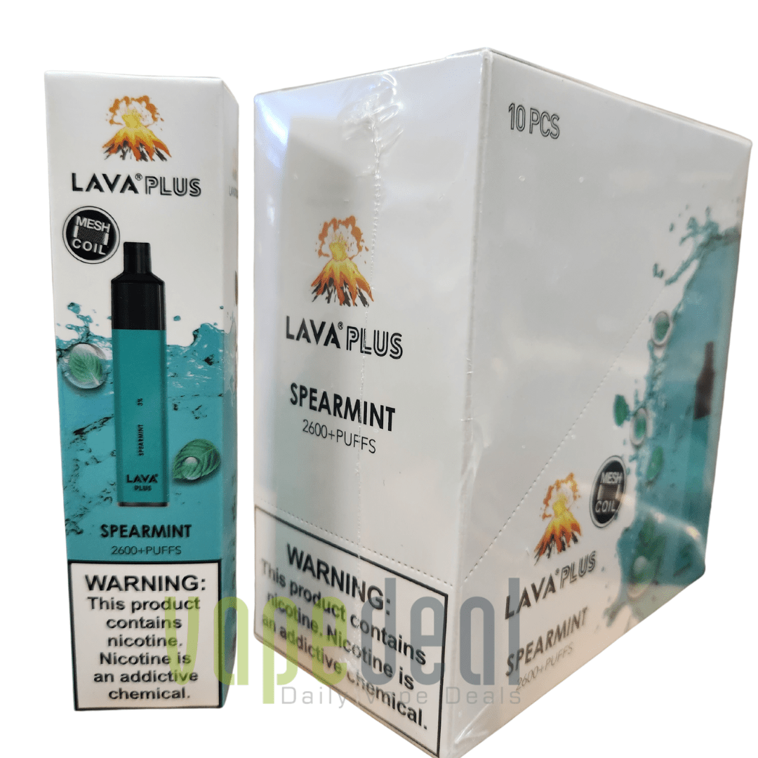 Lava Plus Spearmint 2600 Puffs Disposable Vape | Vapedeal VapeDeal.com Lava Plus Spearmint 2600 Puffs Disposable Vape | Vapedeal VapeDeal.com