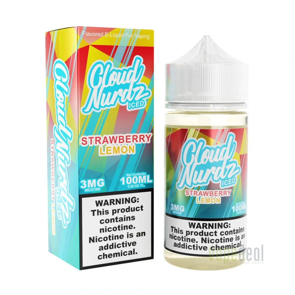 Strawberry Lemon Iced by Cloud Nurdz - 100ml