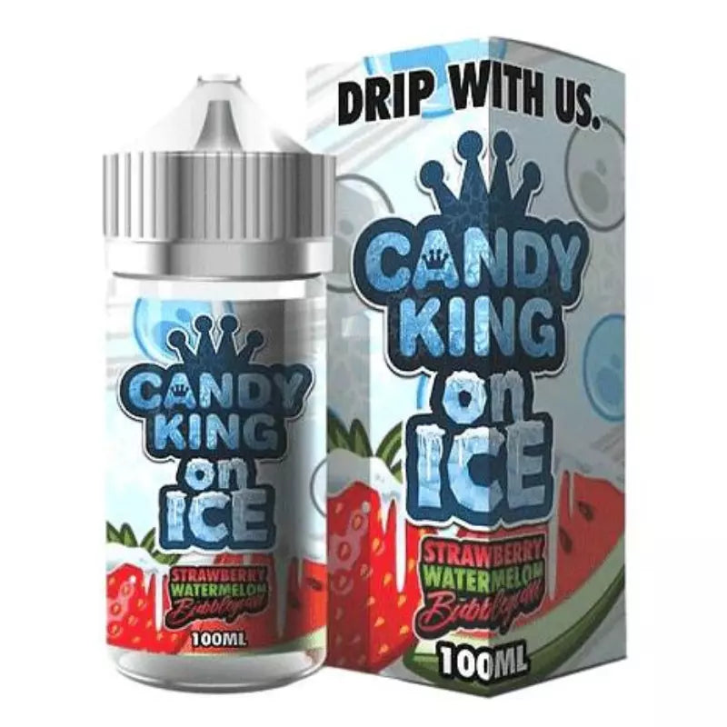 Strawberry Watermelon Bubble Gum by Candy King on Ice - 100ml