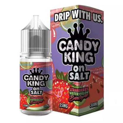 Strawberry Watermelon Bubblegum Salt by Candy King - 30ml