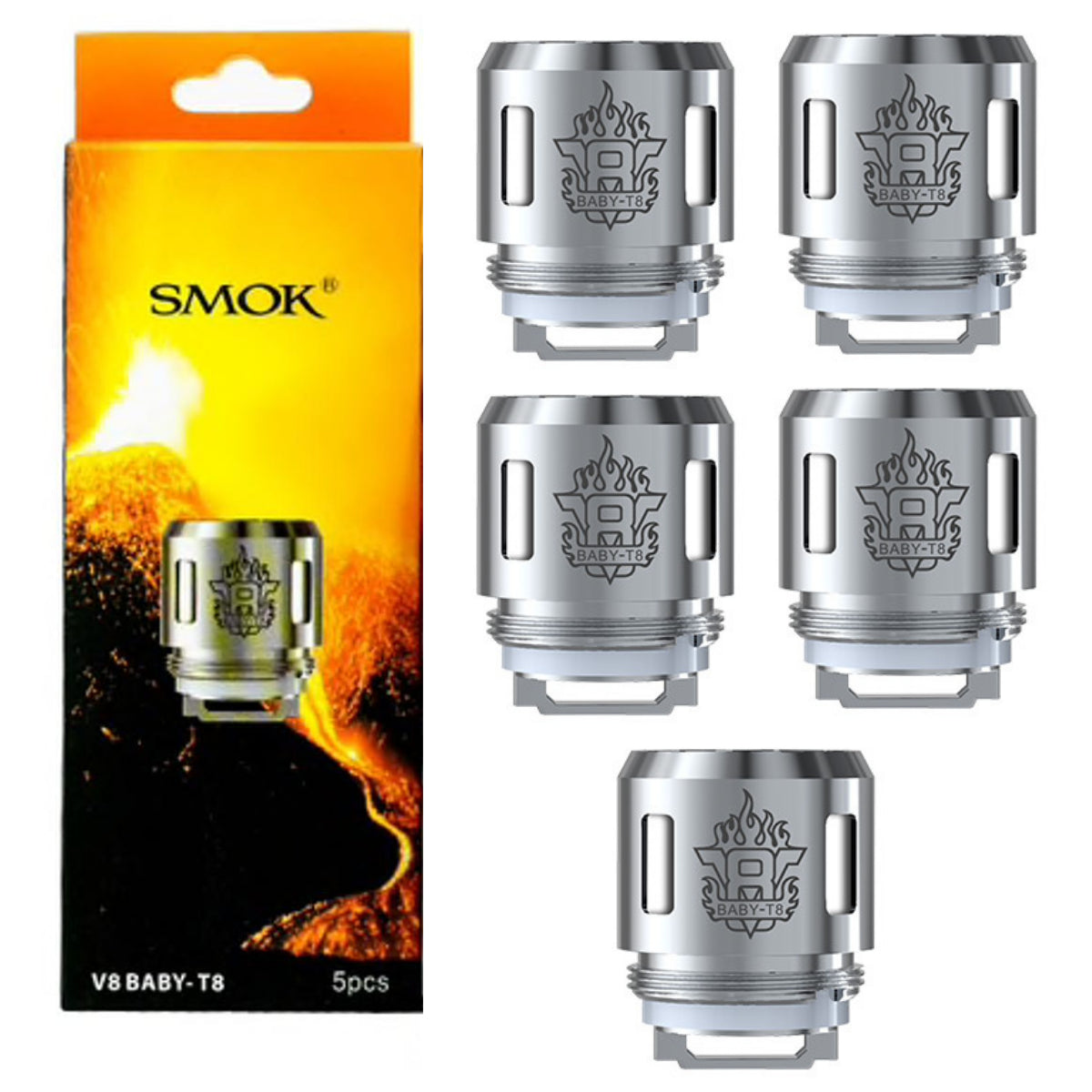 Smok V8 Baby Coils - 5 Pack