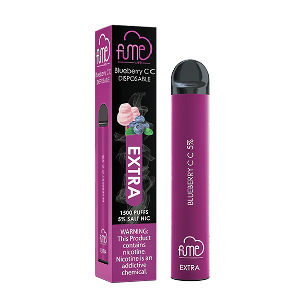 Fume Extra Disposable 1500 Puffs - Blueberry CC Cotton Candy