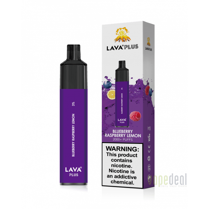 Lava Plus 2000 Puffs Disposable - Blueberry Raspberry Lemon