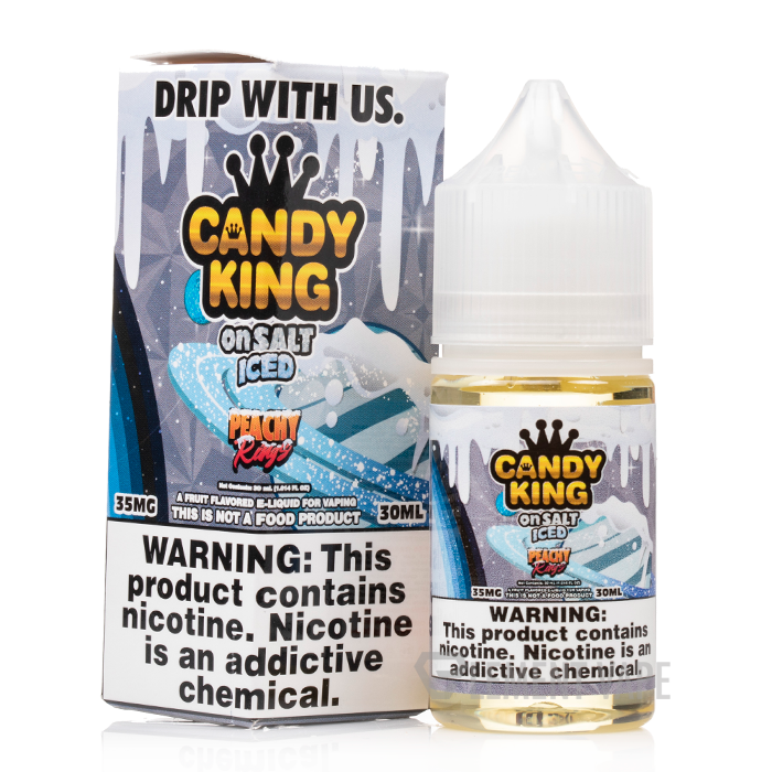 Peachy Rings Iced on Salt by Candy King - 30ml