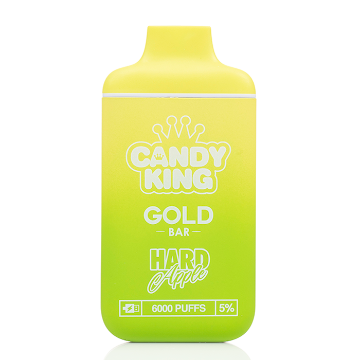 Candy King Gold Bar 6000 Puffs Disposable Vape - Hard Apple