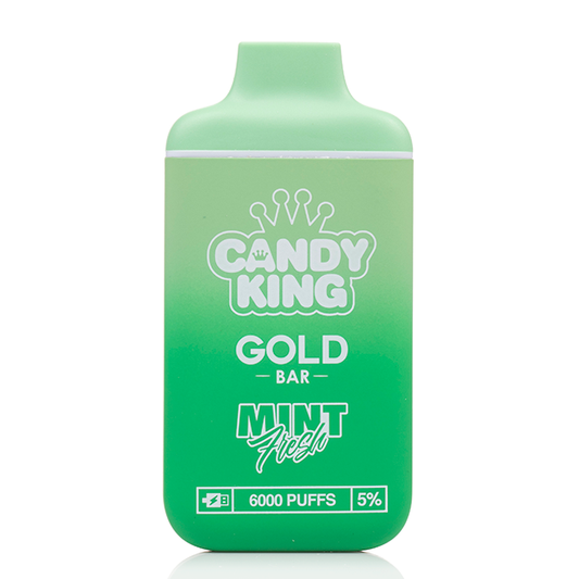 Candy King Gold Bar 6000 Puffs Disposable Vape - Mint Fresh