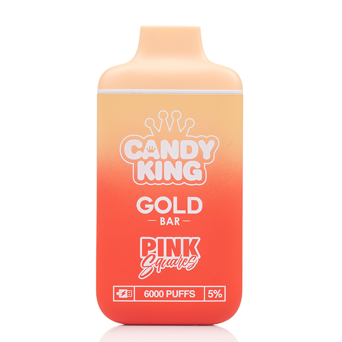 Candy King Gold Bar 6000 Puffs Disposable Vape - Pink Squares