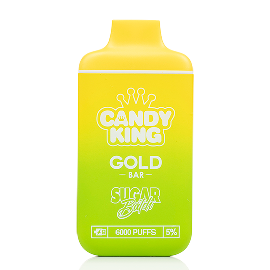 Candy King Gold Bar 6000 Puffs Disposable Vape - Sugar Batch