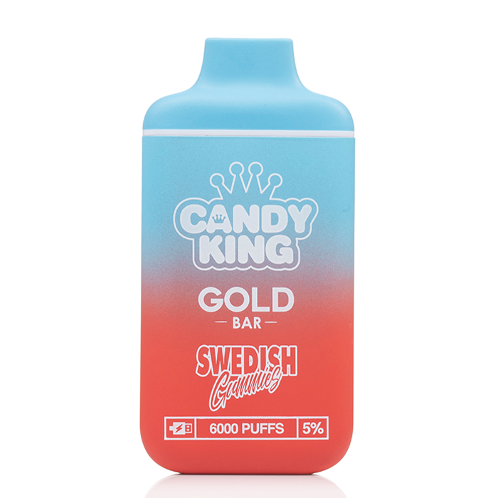 Candy King Gold Bar 6000 Puffs Disposable Vape - Swedish Gummy