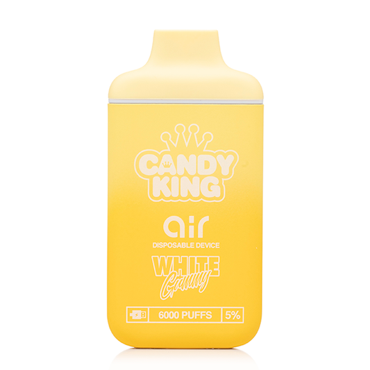 Candy King Gold Bar 6000 Puffs Disposable Vape - White Gummy