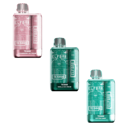 Elf Bar TE5000 5000 Puffs Disposable Vape Variety Bundles