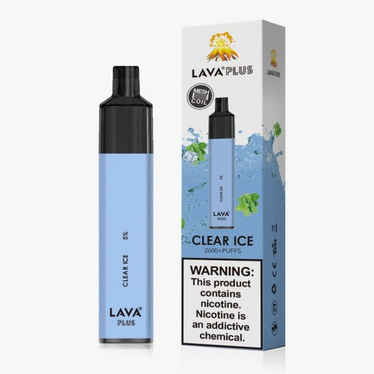 Lava Plus 2000 Puffs Disposable - Clear Ice