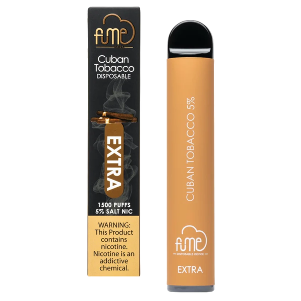 Fume Extra Cuban Tobacco 1500 Puffs Disposable Vape | Vapedeal VapeDeal.com Fume Extra Cuban Tobacco 1500 Puffs Disposable Vape | Vapedeal VapeDeal.com